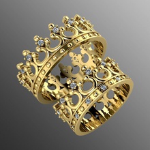 anello od 85 3d modello di stampa gioielli oro moda anelli stampabile gemma diamante bellezza argento disco platino prototipazione matrimonio fidanzamento gioiello zaffiro gemme 3d print model - Mito3D