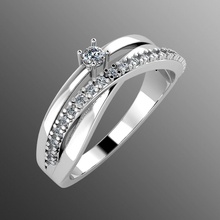 ring od 91 3d print model jewelry gold fashion rings printable gem diamond beauty silver platinum prototyping wedding engagement jewel sapphire gems 3d print model - Mito3D
