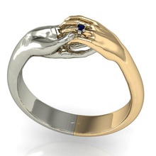 anillo de oferta casarse la joyería el diamante femenino brillante compromiso imprimible cad boda gem exclusivo moda oro cnc los anillos stl 3dm 3ds 3d print model - Mito3D