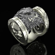 squillare orco gioielleria oro argento gioiello gemma sterlina moda goblin stampabile cnc anelli 3d print model - Mito3D
