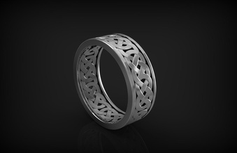 ring ornament architectural corinthian classic greek style jewelry jewel silver gold printable print sculpt zbrush rings 3d print model - Mito3D