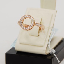 anel Pandora joalheria luxo platina moda esterlina imprimível prata gema brilhante diamante ouro noivado beleza argolas 3d print model - Mito3D