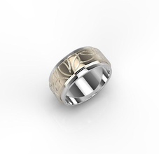 sonnerie 2 détails bijoux simple gratuit de l'anneau des modèle classique la largeur le diamant mode présent personnes génial néoclassique or 2detail 2types imprimable les anneaux 3d print model - Mito3D