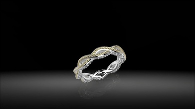 anello pdc n 2 gioielli di lusso fidanzamento gemma matrimonio oro stampabile gioiello diamanti d'oro brillante preziosi argento la sterlina engagem brillant anelli 3d print model - Mito3D