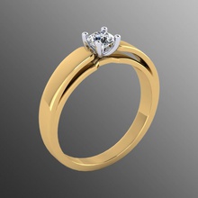 anello pk 21 gioielli oro moda anelli stampabile gemma diamante bellezza argento disco di platino prototipazione matrimonio fidanzamento gioiello zaffiro gemme 3d print model - Mito3D