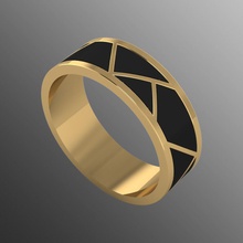bague pk 22 bijoux de l'anneau or la mode les anneaux imprimable gem le diamant beauté d'argent platine prototypage mariage l'engagement joyau saphir pierres précieuses 3d print model - Mito3D