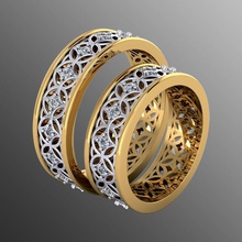 anello pk 27 gioielli oro moda anelli stampabile gemma diamante bellezza argento disco di platino prototipazione matrimonio fidanzamento gioiello zaffiro gemme 3d print model - Mito3D