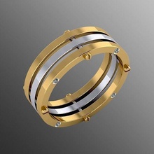 anel pk 28 joalheria ouro moda argolas imprimível gema diamante beleza prata platina prototipagem Casamento noivado jóia safira joias 3d print model - Mito3D