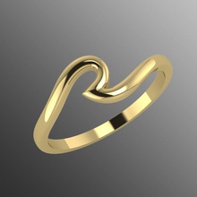 anel cp 31 jóias ouro a moda anéis printable gem diamante beleza de prata platina prototipagem casamento o engajamento jóia safira gemas 3d print model - Mito3D