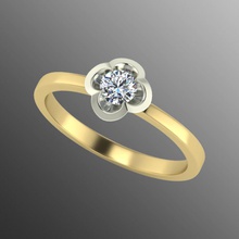 bague pk 33 bijoux or mode anneaux imprimable gemme diamant beauté argent platine prototypage mariage engagement bijou saphir gemmes 3d print model - Mito3D