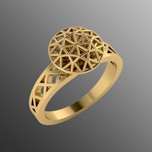36 ring pk takı yüzük altın moda yazdırılabilir gem elmas güzellik Gümüş platin prototipleme düğün nişan mücevher Safir taşlar 3d print model - Mito3D