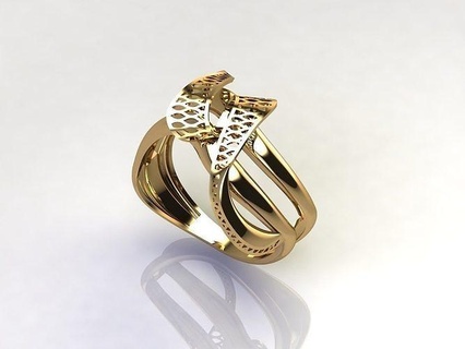 anillo llanura 62 solitario diamante diamantes oro plata mujeres joyería joya sello mujer anillos sólido imprimible brillante compromiso lujo meñique conjunto junquillo 3d print model - Mito3D