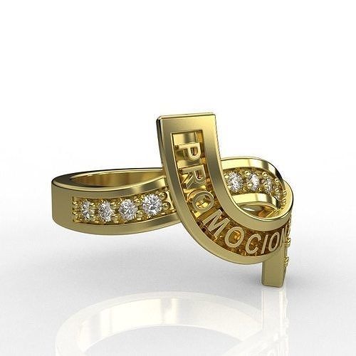 yüzük promosyon takı yüzükler altın yazdırılabilir elmas gümüş mücevher düğün nişan moda beyaz güzellik 3D print model - Mito3D