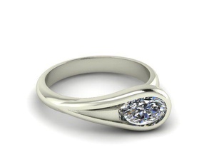 ring r0026 jewelry diamond gem jewel jewellery rings 3d print model - Mito3D
