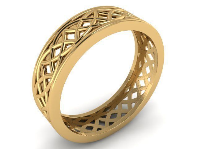 ring r0113 Schmuck gold Juwel Ringe Hochzeit fein 3D print model - Mito3D