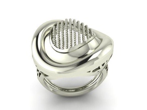 ring r0191 jewelry gold jewel jewellery rings 3d print model - Mito3D