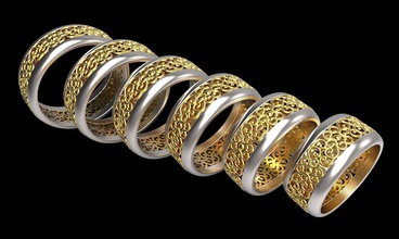anel r024 joalheria moda cafajeste ouro prata noivado casamento jóia jóias imprimível superfície beleza senhora fêmea mulher argolas 3d print model - Mito3D