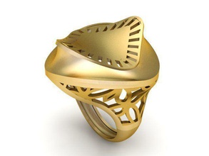 ring r0284 jewelry old jewel jewellery rings 3d print model - Mito3D