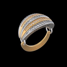 anel r052 jóias jóia de prata branco diamante brilhantes ouro moda beleza sterling brillant diamant printable gem pedras preciosas anéis 3d print model - Mito3D