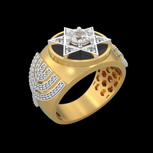 ring-r085 Schmuck Luxus gold Dekoration gem ring sterling bedruckbar ist Silber Juwel diamond diamant vintag Ringe cad Saphir muslim Jüdische design 3d print model - Mito3D
