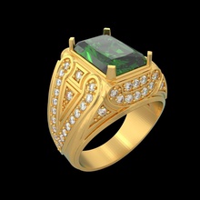 ring r086 Schmuck Luxus gold gem sterling bedruckbar ist Silber Juwel diamond diamant vintag Ringe cad Saphir Mode-Schönheit Diamant-ring genial emerald 3d print model - Mito3D