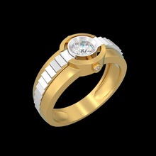 anel r090 jóias luxo ouro a decoração gem sterling printable de prata jóia diamante diamant vintag anéis o cad muçulmano 3d print model - Mito3D