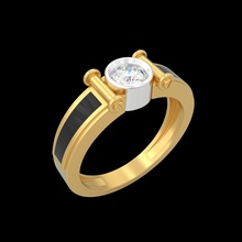 anillo r091 la joyería de lujo oro decoración gem sterling imprimible plata joya el diamante diamant vintag los anillos cad platino compromiso brillante 3d print model - Mito3D