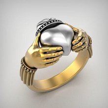 Ring r143 Juwel Schmuck Gold Silber druckbar Hochzeit Engagement Weiß Platin Sterling engagem Prototyp entwickeln Finger cad Mode Schönheit claddach Ringe 3d print model - Mito3D