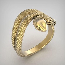 ring r154 gold jewelry silver printable diamond jewel jewellery engagement sterling white platinum fashion wedding finger snake prototyping cad rings 3d print model - Mito3D