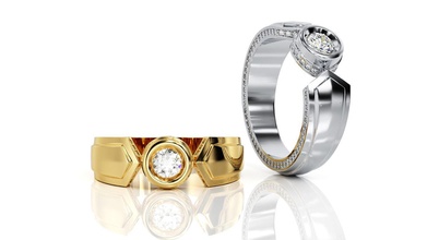 ring r 0020 genial Anhänger usa Kanada Europa engagement Hochzeit 14k design Mode Silber gold Juwel Schmuck Kurven Ohrring bedruckbar ist Ringe 3d print model - Mito3D