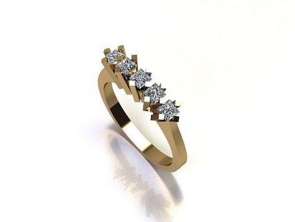 squillare 12 gioielleria nozze Fidanzamento oro gemma stampabile diamante moda lusso splendente sterlina sposare Natale Gesù amore brillante anelli 3d print model - Mito3D