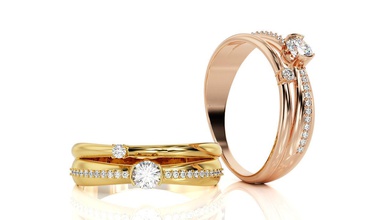 squillare r 0012 brillante pendente uniti d'america canada europa fidanzamento nozze 14k design moda argento oro gioiello gioielleria curve orecchino stampabile anelli 3d print model - Mito3D