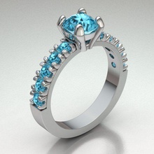 anneau ref 175 bijoux de l'anneau or le diamant d'argent gem l'engagement joyau mariage imprimable bague en brillant la livre sterling mode engagem les anneaux 3d print model - Mito3D