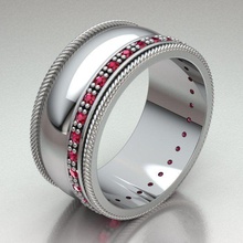 ring ref 183 jewelry gold diamond silver gem engagement jewel wedding jewellery printable brilliant sterling fashion engagem bangle diamant vintag rings 3d print model - Mito3D