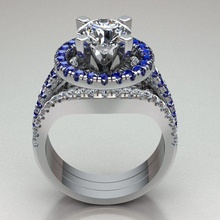 anneau ref 188 bijoux de l'anneau or le diamant d'argent gem l'engagement joyau mariage imprimable bague en brillant la livre sterling mode engagem les anneaux 3d print model - Mito3D