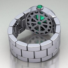 anel ref 267 jóias ouro diamante de prata gem o engajamento jóia casamento printable brilhantes sterling da forma engagem anéis 3d print model - Mito3D