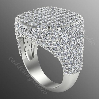 ring ri 505 jewelry gold fashion 3d 3djewels 3djewellery 3dring rings sterling jewel jewellery diamond modern engagement silver engagem 3d print model - Mito3D