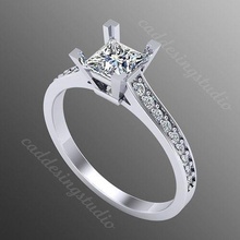 Ring rk105 Schmuck Gold Juwel Silber brillant Diamant Hochzeit Mode Finger Sterling Saphir Ringe Rubin Platin Schönheit 3d print model - Mito3D
