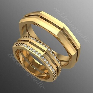 ring rk108 jewelry gold fashion 3djewels 3djewellery 3dring rings jewel jewellery modern engagement silver engagem wedding gem 3djewelry 3d diamond 3d print model - Mito3D