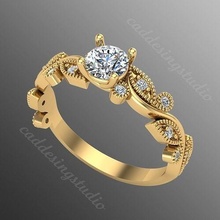 ring rk139 schmuck gold juwel silber brillant diamant hochzeit mode finger sterling saphir ringe rubin platin engagement 3d print model - Mito3D