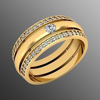 ring rk53 jewelry gold fashion 3djewels 3djewellery 3dring rings jewel jewellery diamond modern engagement silver engagem wedding gem 3djewelry 3d print model - Mito3D