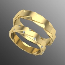 Ring rk62 Schmuck Gold Juwel Silber druckbar brillant Diamant Hochzeit Mode Finger Sterling Saphir Ringe Rubin Platin 3d print model - Mito3D