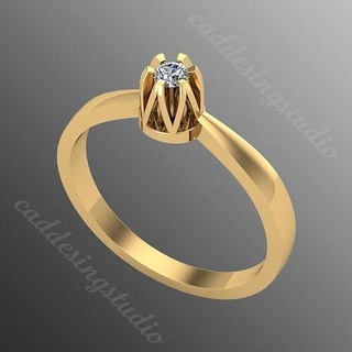 Ring rk65 Schmuck wertvoll Gold Juwel Silber druckbar brillant Diamant Hochzeit Mode Finger Sterling Saphir Ringe Rubin 3d print model - Mito3D