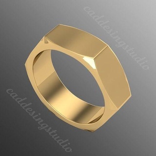 ring rk69 jewelry gold fashion 3djewels 3djewellery 3dring rings jewel jewellery diamond modern engagement silver engagem wedding gem 3djewelry 3d print model - Mito3D