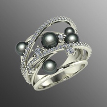 anello rk 29 gioielli preziosi oro gemma argento stampabile gioiello brillante di diamanti matrimonio brillant moda diamante dito la sterlina zaffiro diamant anelli 3d print model - Mito3D