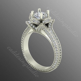 anillo rk 79 joyería joya oro Moda 3d 3djewels 3djewellery 3dring anillos imprimible libra esterlina diamante moderno compromiso plata Boda 3d print model - Mito3D