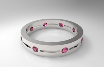 ring rosa Schmuck gold aqualla best Mädchen Mode weiblich Ihre beg sexy Edelsteine Spanien Ringe 3d print model - Mito3D