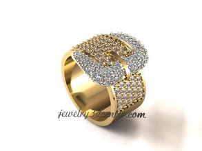 ring rw15 jewelry cad design detail diamond engagement gem gold jewel jewellery platinum printable luxury fashion beauty silver woman rings 3d print model - Mito3D