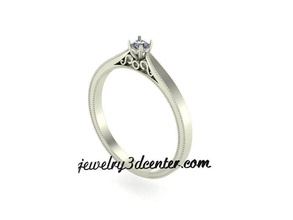 ring rw22 jewelry cad design detail diamond engagement gem gold jewel jewellery platinum printable luxury fashion beauty silver woman rings 3d print model - Mito3D