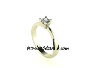 ring rw34 jewelry cad design detail diamond engagement gem gold jewel jewellery platinum printable luxury fashion beauty silver woman rings 3d print model - Mito3D